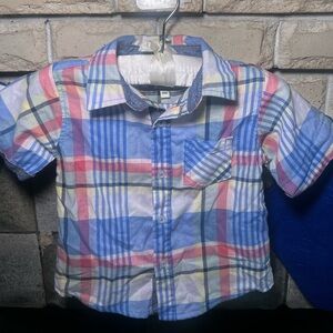 Plaid Kids Shirt - Multicolor